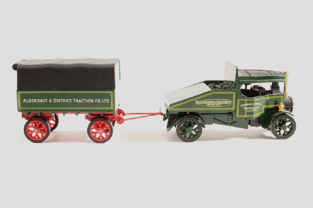 No.7; Eva; Tractor Unit and Trailer; 1922 Foden Steam Wagon